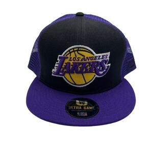 Los Angeles Lakers Ultra Game Licensed NBA LA Snap Back Hat Cap Purple New